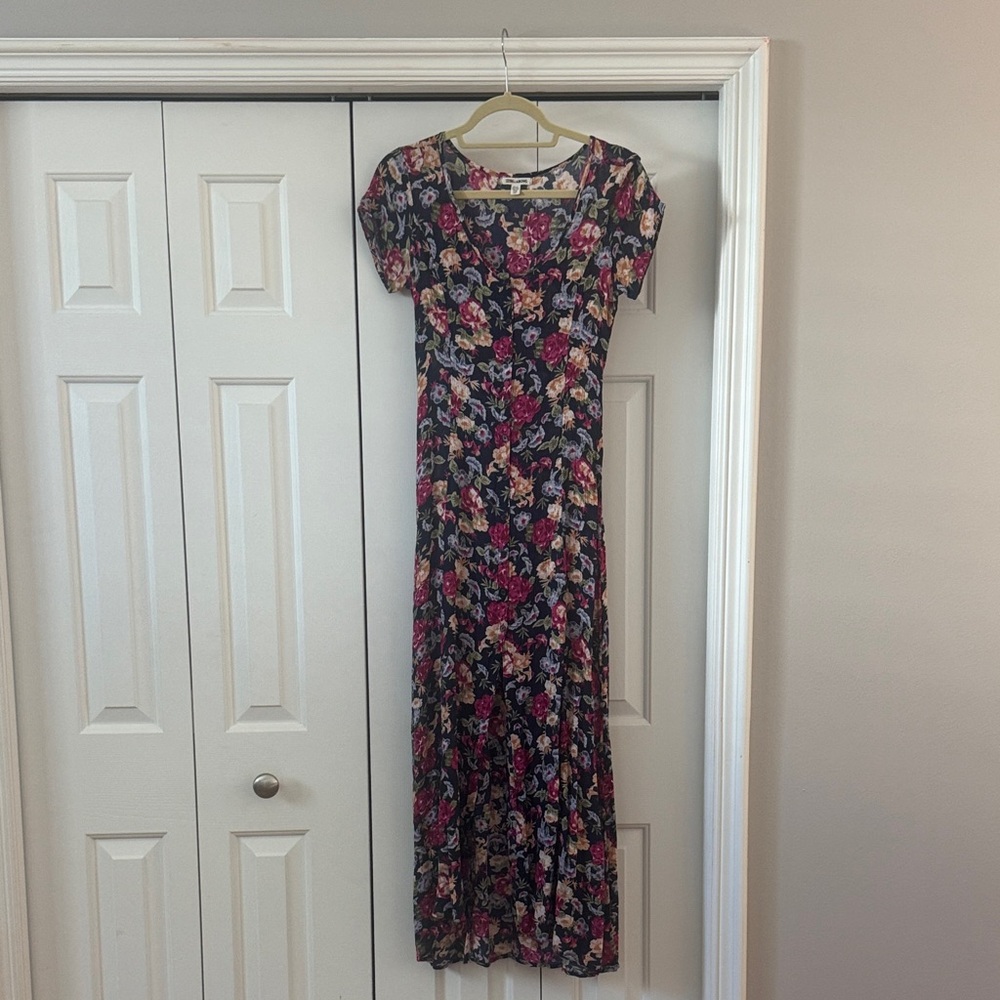 Billabong Black Floral Maxi Dress